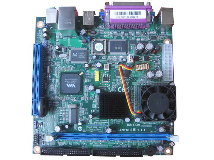 LEAD-C3/超低價/板載威盛C3-1.3G的CPU/6個USB2.0接口/中低收款機專用(詳細價格請電尋）