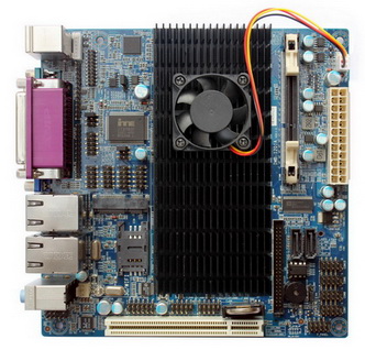 AtomD525 10COM雙VGA雙網(wǎng)SSD,WIFI工業(yè)MINI-ITX主板