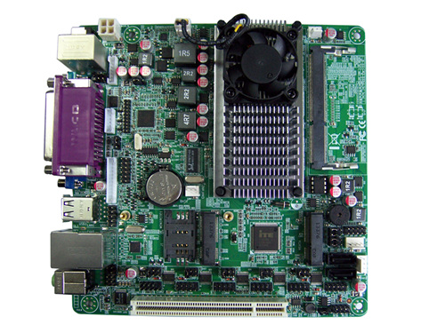 D525經(jīng)典POS機(jī)主板4串口8USB支持單6 LVDS