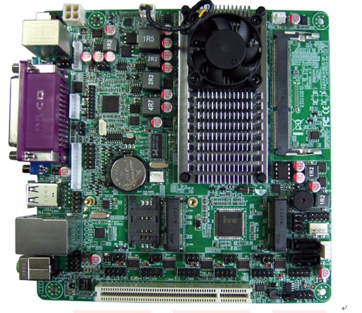 D525POS機(jī)主板 雙VGA6串口LPT主板