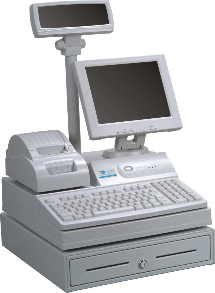 DR-4042白色液晶POS收銀機(jī)收款機(jī) 上海