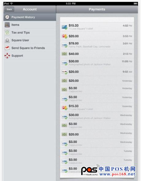 顛覆傳統(tǒng)銀臺(tái)：Square 推出電子卡包和 iPad 電子銀臺(tái)--中國POS機(jī)網(wǎng)